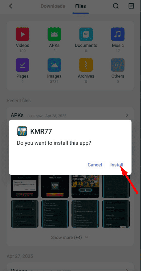 kmr77 app